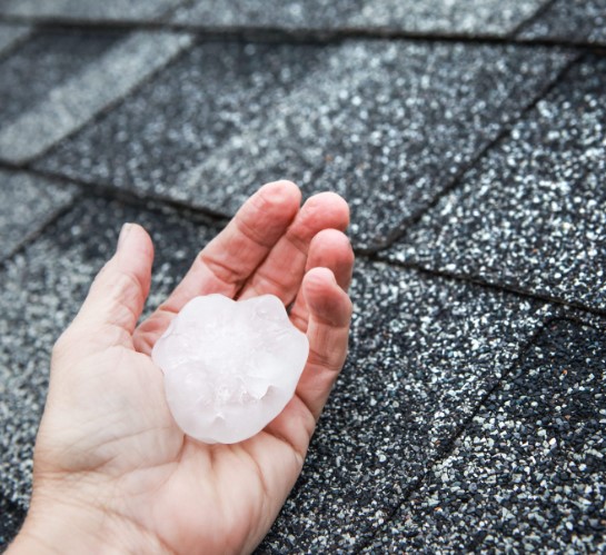 hail damage roof